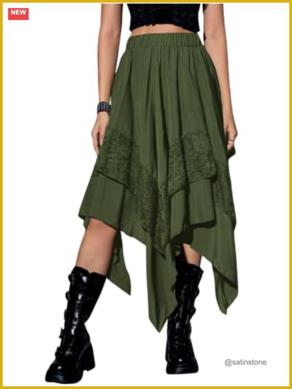 Renaissance Pirate Fairy Skirt Asymmetrical Whimsical